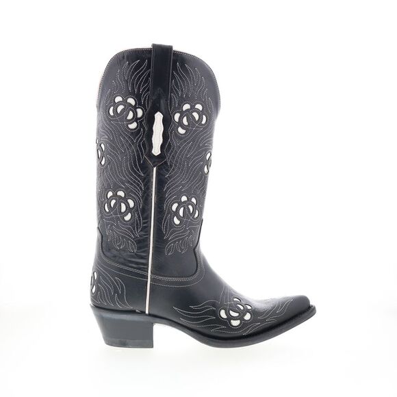 Jama Old West Shoes - Jama Old West Womens 18058 Black Boots (NWT)